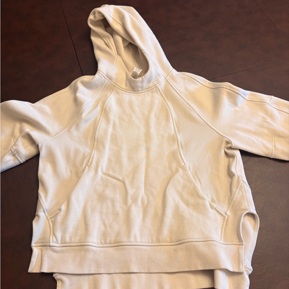 Lululemon Oversized Side-slit Women's Hoodie - Bone